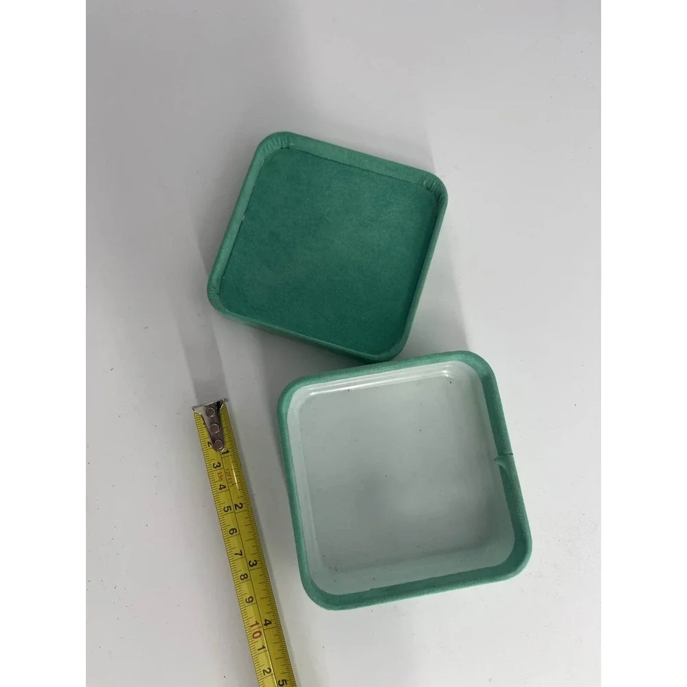 Southwest Green Velvet Jewelry Pouch 4